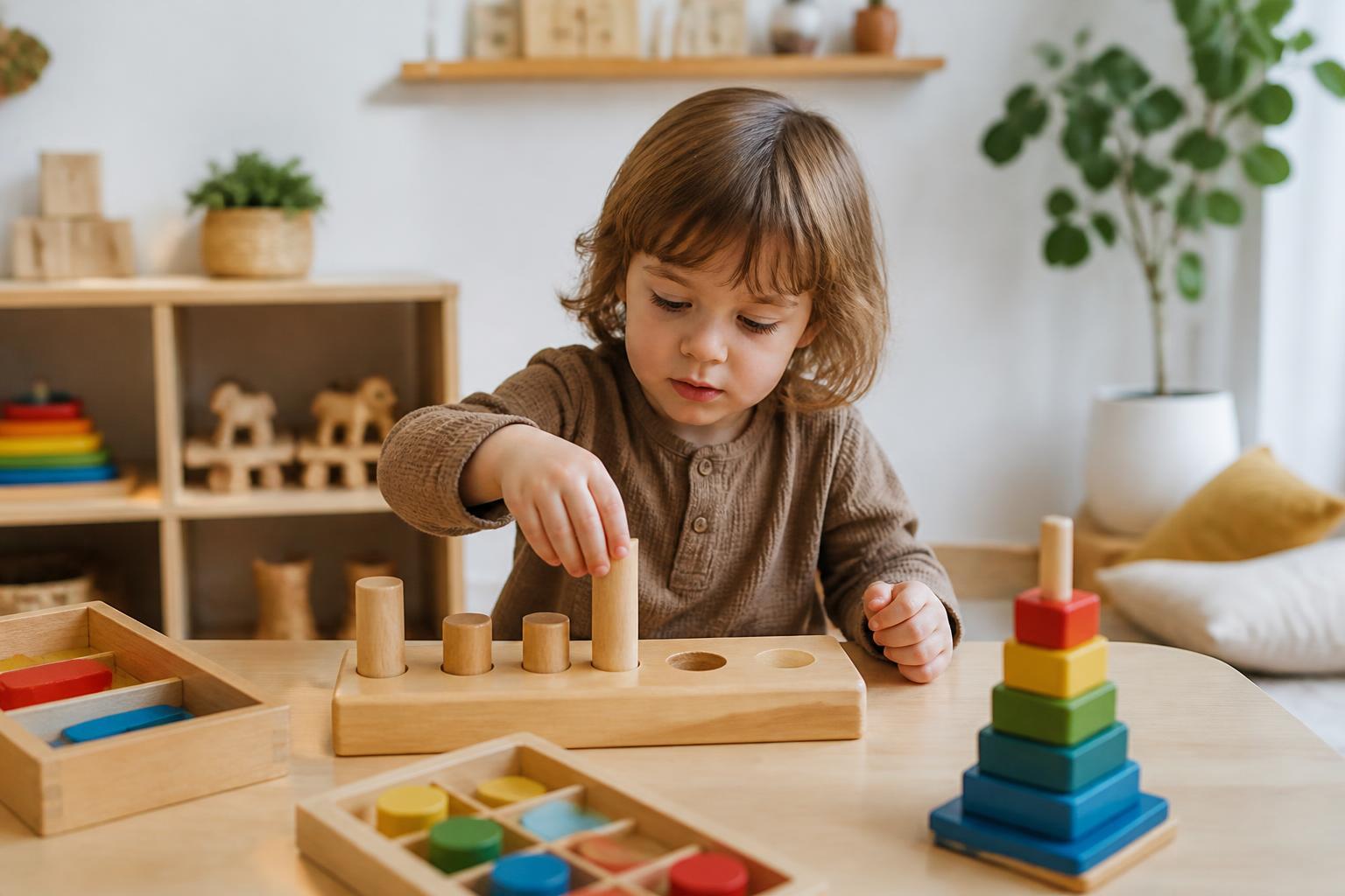 Montessori Spielzeug ab 3 Jahren: Sinnvolle Materialien für neugierige Kinder